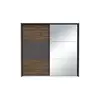 Image de Armoire 2 portes coulissantes PEMBURY coloris chêne/anthracite