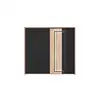 Image de Armoire 2 portes CROWN coloris chêne noir et chêne comano