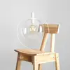 Image de ALDEX Suspension Aura, blanc, métal, verre, transparent, E27