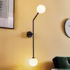 Image de ALDEX Applique murale Pure, à 2 lampes, noir, verticale