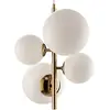 Image de ALDEX Suspension Dione, à 4 lampes, dorée