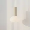 Image de ALDEX Suspension Flo, grise, à 1 lampe, verre