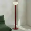 Image de ALDEX Lampe sur pied Flo, rouge, hauteur 138 cm, à 1 lampe, verre