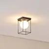 Image de SIGMA Plafonnier Aroma, à 1 lampe, noir/blanc/doré, acier