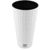 Image de Marmite Rato de 15,5 litres avec insert 25 x 25 x 47,6 cm en blanc