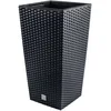 Image de 19 L Prosperplast Rato Square jardinière carrée haute en plastique AVEC réservoir de couleur Anthracite, 45 (H) x 24 (L) x 24 (P) cms