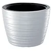 Image de Jardinière basse Maze avec réservoir 48L plastique blanc 47,5 (L) x 47,5 (l) x 34,9 (H) cm