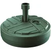 Image de PROSPERPLAST Base de parasol polyéthylène rond à rayure Ø 39 x 13 cm vert