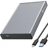 Image de Reagle Boîtier pour disque dur et SSD 2,5", USB 3.2 Gen 1, transmission 6 Gbps, Plug & Play, aluminium, montage sans outil