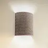 Image de Euluna Applique murale Boucle en tissu, cappuccino