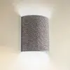 Image de Euluna Applique murale Boucle en tissu, gris