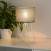 Image de Duolla Lampe à poser Trixi, métal, tissu, vert sauge, blanc