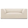 Image de CXL by Christian Lacroix - Canapé Velours Charles 2 Places beige - 174x92x69 cm OS