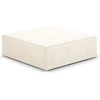 Image de Mazzini Sofas - Pouf Vanda beige clair - 100x80x36 cm OS