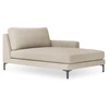 Image de Mazzini Sofas - Chaise Longue Droite Venus beige - 160x104x90 cm OS
