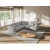 Image de Mazzini Sofas - Canapé d'angle Symétrique Venus 5 places Gris Clair - 250x238x90 OS