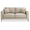 Image de Mazzini Sofas - Canapé Venus 2 Places beige - 158x92x90 cm OS