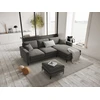 Image de Mazzini Sofas - Pouf Venus 1 place Gris Clair - 65x65x47 cm OS