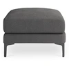 Image de Mazzini Sofas - Pouf Venus gris foncé - 65x65x47 cm OS