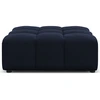 Image de CXL by Christian Lacroix - Pouf Velours Luc bleu foncé - 80x102x40 cm OS