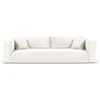 Image de Micadoni - Canapé convertible Diego 4 places beige clair - 240x102x85 cm OS