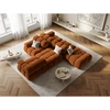Image de Milo Casa - Chauffeuse Gauche Velours Tropea 4 Places terracotta - 282x94x63 cm OS