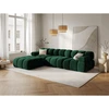 Image de Milo Casa - Canapé Modulaire Velours Tropea 4 Places vert bouteille - 282x188x63 cm OS