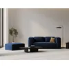 Image de Mazzini Sofas - Pouf velours Verbena 1 place Bleu Roi - 100x69x40 OS