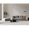 Image de Mazzini Sofas - Pouf velours Verbena 1 place Gris Clair - 100x69x40 OS
