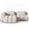 Image de CXL by Christian Lacroix - Canapé d'angle gauche Modulaire Lorella 3 Places beige - 205x145x70 cm OS