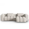 Image de CXL by Christian Lacroix - Canapé d'angle droit Modulaire Lorella 3 Places beige - 260x145x70 cm OS
