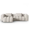 Image de CXL by Christian Lacroix - Canapé d'angle gauche Modulaire Lorella 3 Places beige - 260x145x70 cm OS