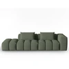 Image de CXL by Christian Lacroix - Canapé Modulable gauche Lorella 4 Places vert olive foncé - 265x85x70 cm OS
