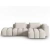 Image de CXL by Christian Lacroix - Canapé d'angle droit Modulaire Lorella 4 Places beige - 265x145x70 cm OS