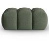 Image de CXL by Christian Lacroix - Pouf Lorella vert olive foncé - 85x60x40 cm OS