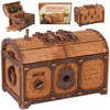 Image de WOODEN.CITY Boîte Casse-Tête 3D en Bois - Cadeau Homme - Jeux de Société et Maquette Adulte - Escape Game avec Cachette Secrète pour Construction et Défi Intellectuel