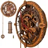 Image de WOODEN.CITY Puzzle Adulte 3D Bois Horloge - Maquette Adulte Construction 3D - Kit Horloge Mécanique Industrielle - Puzzles 3D en Bois pour Adultes - Décoration Vintage Murale