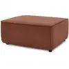 Image de Pouf BOBOCHIC NIHAD coloris orange