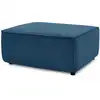 Image de Pouf BOBOCHIC NIHAD coloris bleu