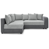 Image de Canapé d'angle gris convertible BOBOCHIC BAPTISTE