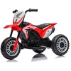Image de Moteur électrique Honda pour Enfants dès 18 Mois, Moto électrique pour Enfants, véhicules électriques 1x30W, 3km/h (Rouge)