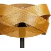 Image de Domiluce Lampe de table Tornado, noir/doré, métal, Ø 26 cm, E14