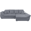 Image de Canapé d'angle gris convertible 4 pl EDEN