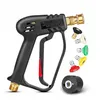 Image de Rosfix Set Pistolet Nettoyeur Haute Pression 5000PSI   M22-14, Quick 1/4", 300°C, 300 Bar | 5 Buses Incluses | Compatible avec Nettoyeur Haute Pression Kärcher K2 K7