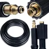Image de Rosfix Tuyau Haute Pression 15m Click Connect   Nylon Renforcé, 200 Bar, 60°C | Résistant à l’Abrasion | compatible avec nettoyeur haute pression Stihl, Nilfisk, Gerni