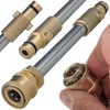 Image de Rosfix Adaptateur Lance 1/4" QRC Bayonet   Laiton et Plastique Résistant, 2000 PSI, 60°C | Installation Facile | compatible avec nettoyeur haute pression Nilfisk Gerni