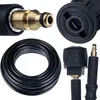 Image de Rosfix Tuyau Haute Pression 15m Quick Connect   Nylon Renforcé, 200 Bar, 60°C | Click Connect | compatible avec nettoyeur haute pression Stihl, Nilfisk, Gerni