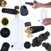 Image de Rosfix Kit pulvérisateur à mousse S0401 1000 ml + adaptateur   Buse 1/4" F 1,23 mm | Laiton et acier inoxydable | Pièce de rechange pour nettoyeur haute pression Bosch ancien | 220 bar, 60 °C