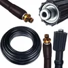 Image de Rosfix Tuyau Haute Pression 5m   Nylon Renforcé, 200 Bar, 60°C | Raccord M22 + Ancien Système à Goupille | compatible avec nettoyeur haute pression Kärcher K2 K7