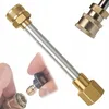 Image de Rosfix Rallonge Femelle QRC-EasyLock TR22F   Laiton, QRC 1/4", Filetage TR22 x 1.5 | Pour lance, canon à mousse | compatible avec nettoyeur haute pression Kärcher EASY!Lock